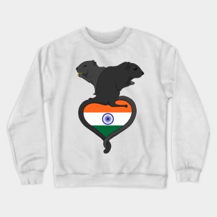 Gerbil India (dark) Crewneck Sweatshirt